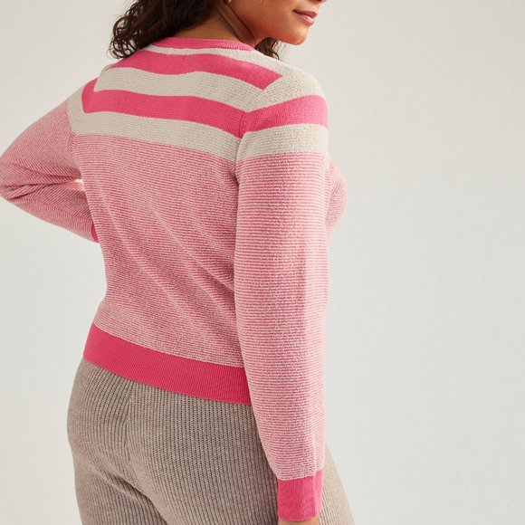 HTF Anthropologie Maeve Paulina Striped Sweater - Picture 2 of 7